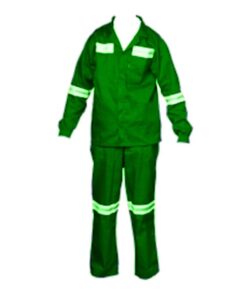 Reflective Work Suit Green